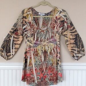 Style&Co. Boho Print Tunic Top
